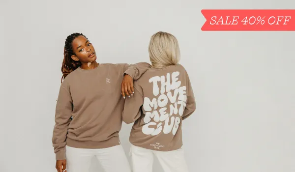 The Movement Club Brown Crewneck