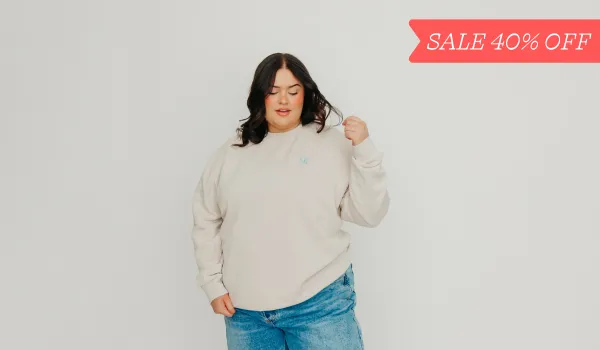 The Movement Club Ivory Crewneck