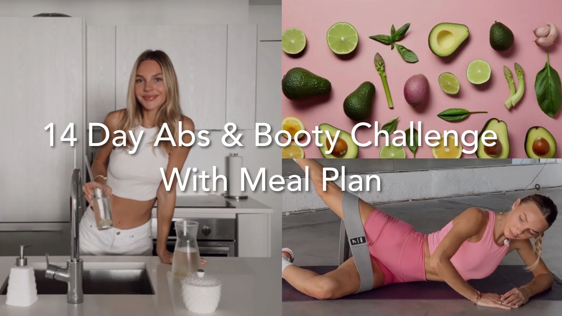 14-Day Abs & Booty Challenge + Meal Plan