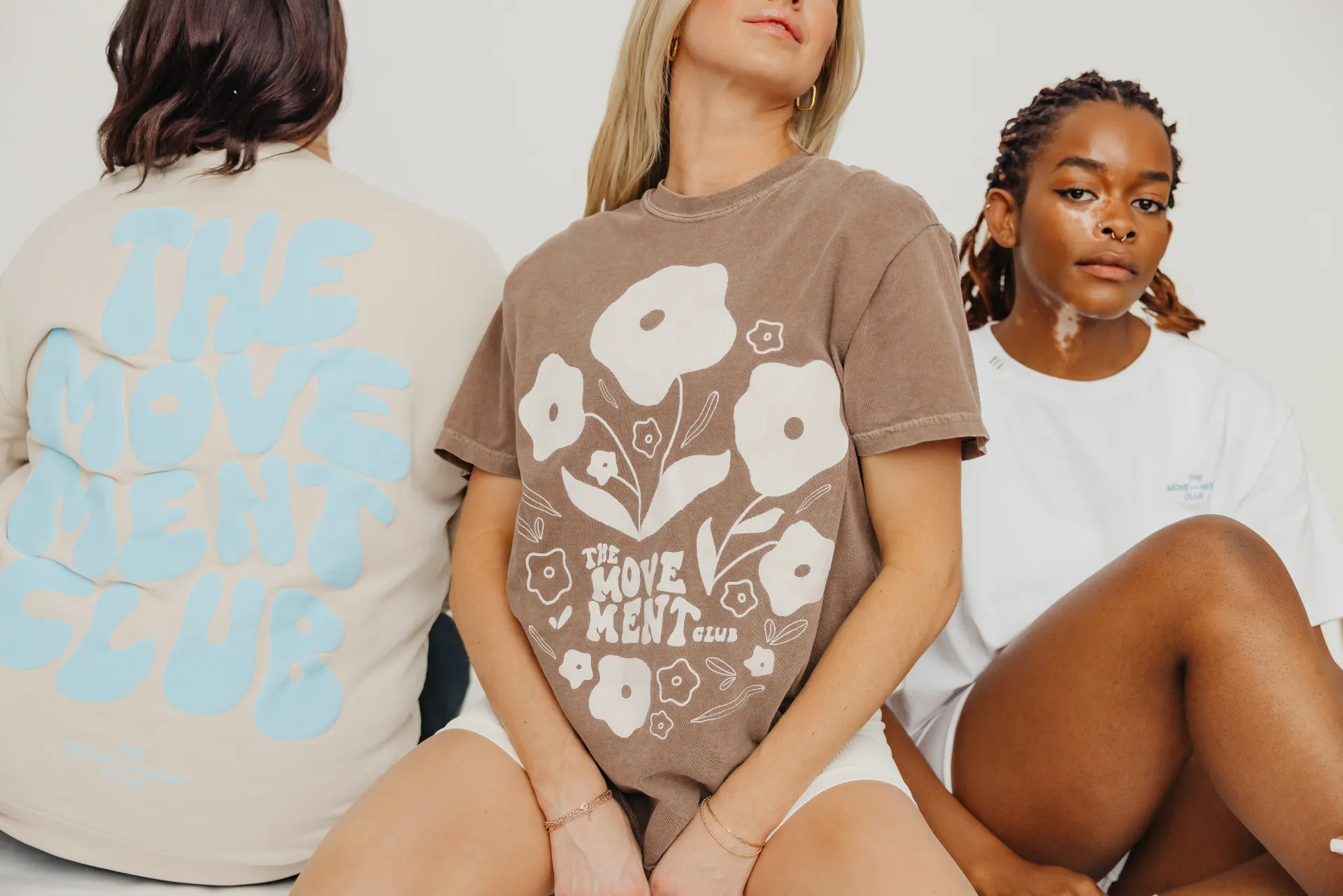 The Movement Club Oversized Brown Tee