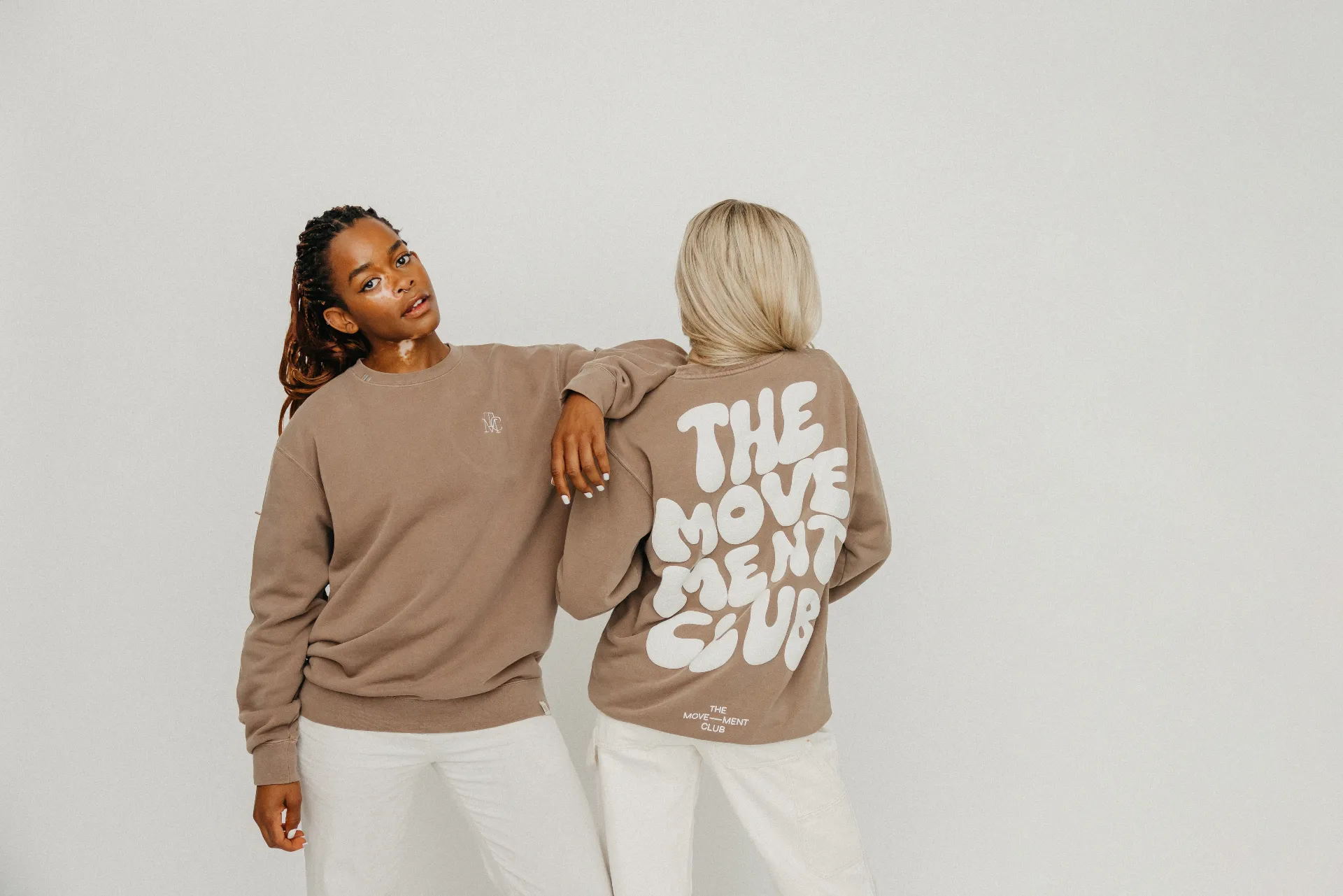 The Movement Club Brown Crewneck